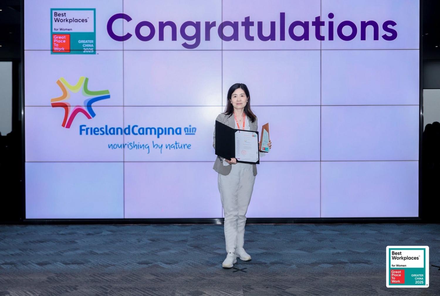 FrieslandCampina China's HR Director, Kitty Zhao