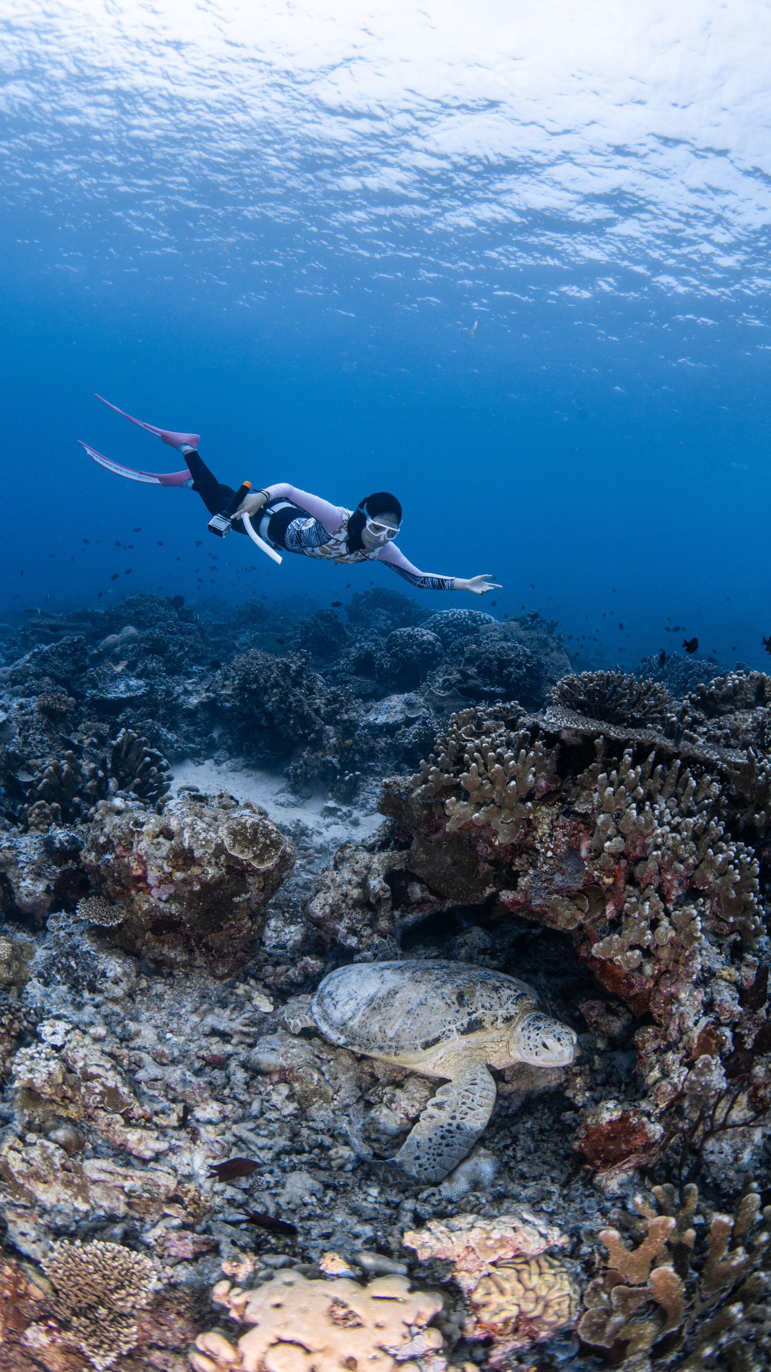 Nyayu Ferlina - diving