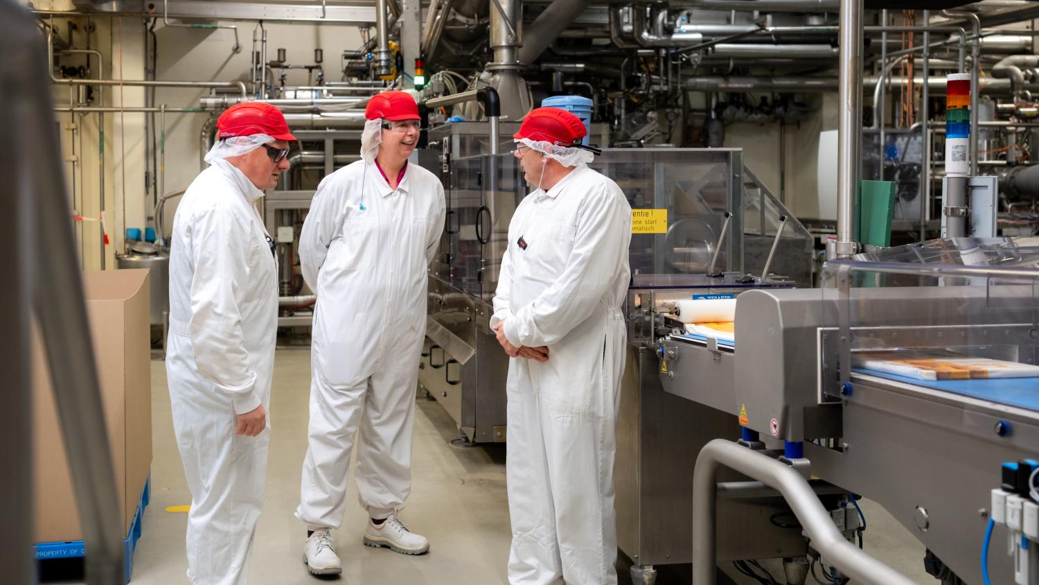 Jacomien met collega's