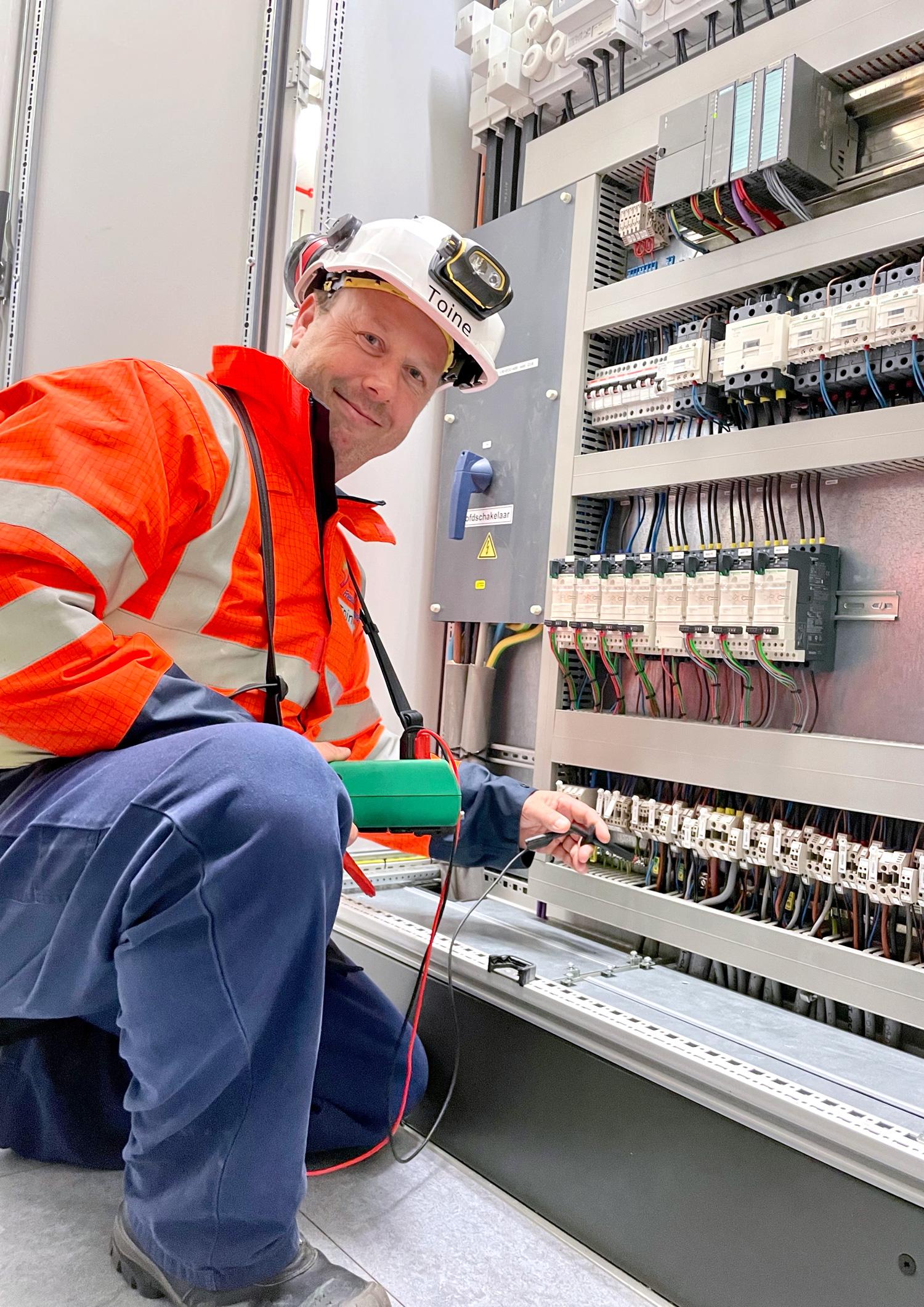 Maintenance engineer Toine Dekkers 